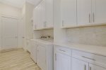Large laundry room area